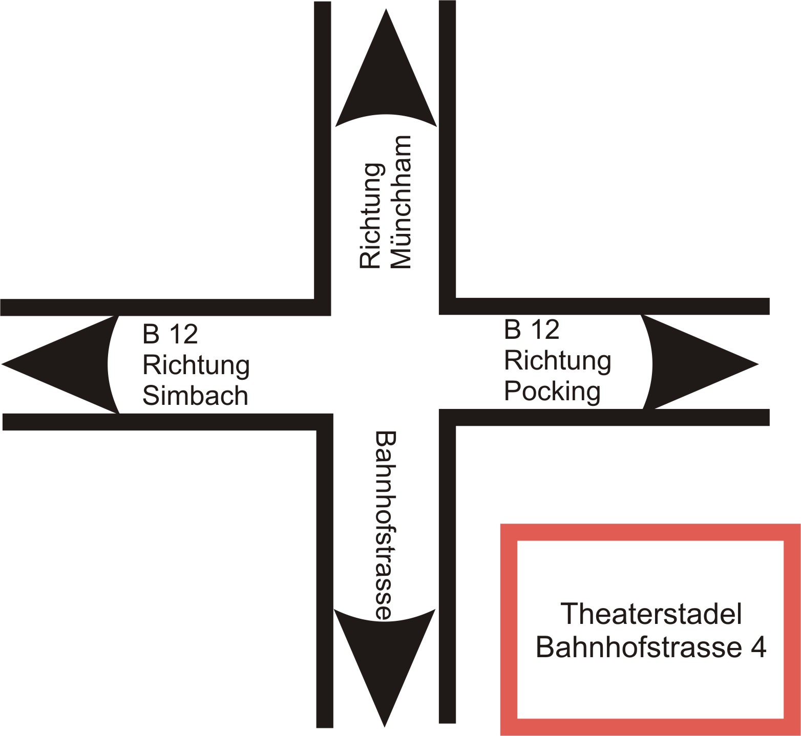 Lage Theaterstadel
